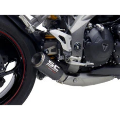 SC-Project T22-T38 CR-T Slip-on Exhaust For Triumph Speed Triple 1050 (2018-)