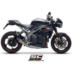 SC-Project T22-T41T S1 Slip-on Exhaust, Titanium For Triumph Speed Triple S / RS (2018-) 9 SC-Project T22-T41T S1 Slip-on Exhaust, Titanium For Triumph Speed Triple S / RS (2018-) -Scootik Bike Shop sc project t22 t41t s1 slip on exhaust image3