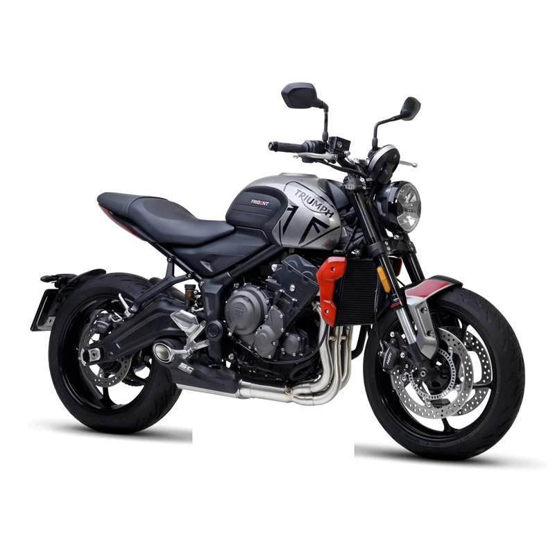 SC-Project T26-C135A STR-1 Full System Exhaust, Stainless Steel For Triumph Trident 660 '20- 4 SC-Project T26-C135A STR-1 Full System Exhaust, Stainless Steel For Triumph Trident 660 '20- - Image 2