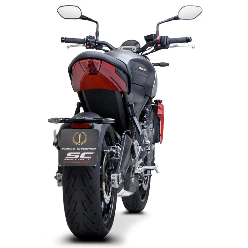 SC-Project T26-C135A STR-1 Full System Exhaust, Stainless Steel For Triumph Trident 660 '20- 5 SC-Project T26-C135A STR-1 Full System Exhaust, Stainless Steel For Triumph Trident 660 '20- - Image 3