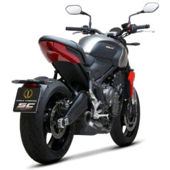 SC-Project T26-C135MB STR-1 Full System Exhaust, Matte Black For Triumph Trident 660 '20- -Scootik Bike Shop sc project t26 c135mb str 1 full system exhaust image4