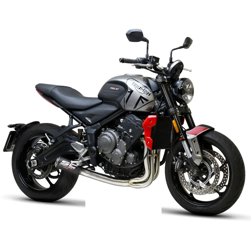SC-Project T26-CDE36CR CR-T Full System Exhaust, Carbon Fiber For Triumph Trident 660 '20- 3 SC-Project T26-CDE36CR CR-T Full System Exhaust, Carbon Fiber For Triumph Trident 660 '20-