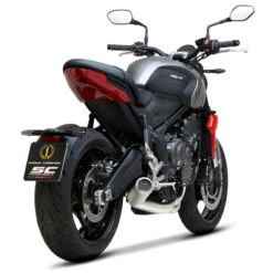 SC-Project T26-CDE38TR CR-T Full Exhaust, Titanium For Triumph Trident 660 (2020-) 7 SC-Project T26-CDE38TR CR-T Full Exhaust, Titanium For Triumph Trident 660 (2020-) -Scootik Bike Shop sc project t26 cde38tr cr t full exhaust titanium image3