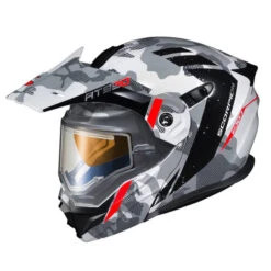 Scorpion Exo-AT950 Outrigger Electric Helmet, White/Grey