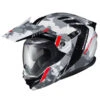 Scorpion Exo-AT950 Outrigger Helmet, White/Grey -Scootik Bike Shop scorpion exo at950 outrigger helmet white grey