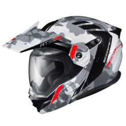 Scorpion Exo-AT950 Outrigger Helmet, White/Grey