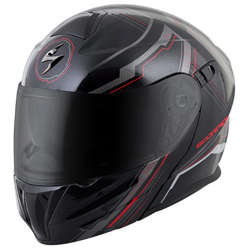 Scorpion EXO-GT920 Satellite Helmet, Red 3 Scorpion EXO-GT920 Satellite Helmet, Red