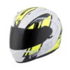 Scorpion EXO-R320 Endeavor Helmet, White/Neon Yellow 2 Scorpion EXO-R320 Endeavor Helmet, White/Neon Yellow -Scootik Bike Shop scorpion exo r320 endeavor helmet neon
