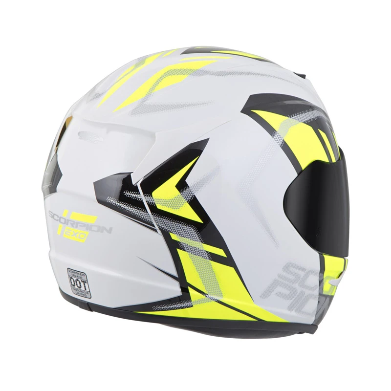 Scorpion EXO-R320 Endeavor Helmet, White/Neon Yellow 4 Scorpion EXO-R320 Endeavor Helmet, White/Neon Yellow - Image 2