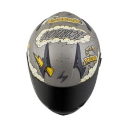 Scorpion EXO-R320 Moto Fink Helmet, Titanium -Scootik Bike Shop scorpion exo r320 moto fink helmet titanium image5