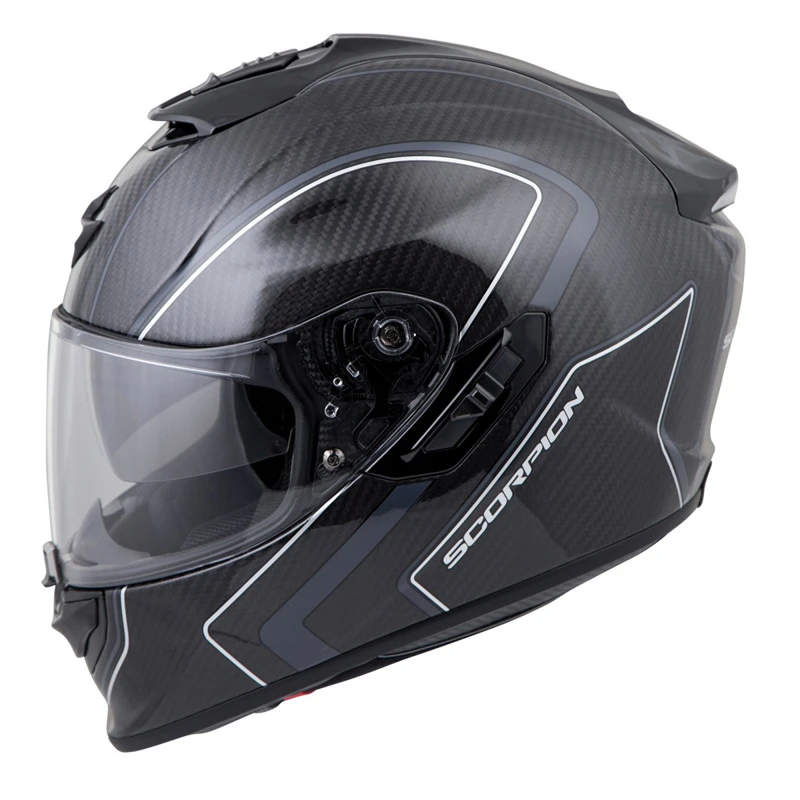 Scorpion Exo-ST1400 Carbon Helmet, Antrim Grey 3 Scorpion Exo-ST1400 Carbon Helmet, Antrim Grey