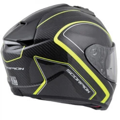 Scorpion Exo-ST1400 Carbon Helmet, Antrim Hi-Vis 7 Scorpion Exo-ST1400 Carbon Helmet, Antrim Hi-Vis -Scootik Bike Shop scorpion exo st1400 carbon helmet hi vis image3