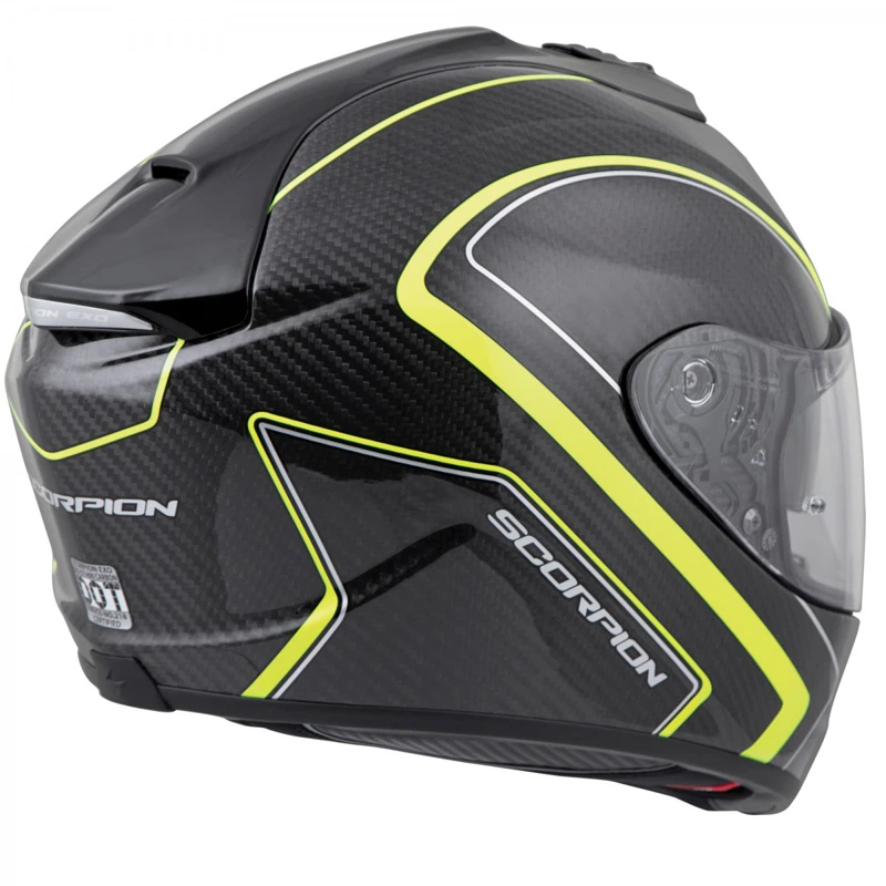 Scorpion Exo-ST1400 Carbon Helmet, Antrim Hi-Vis 5 Scorpion Exo-ST1400 Carbon Helmet, Antrim Hi-Vis - Image 3