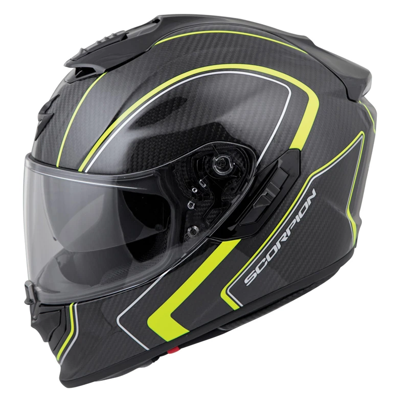 Scorpion Exo-ST1400 Carbon Helmet, Antrim Hi-Vis 3 Scorpion Exo-ST1400 Carbon Helmet, Antrim Hi-Vis
