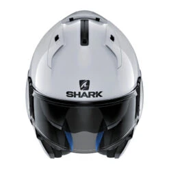Shark EVO-One 2 Blank Helmet, White -Scootik Bike Shop shark evo one 2 blank helmet white image4