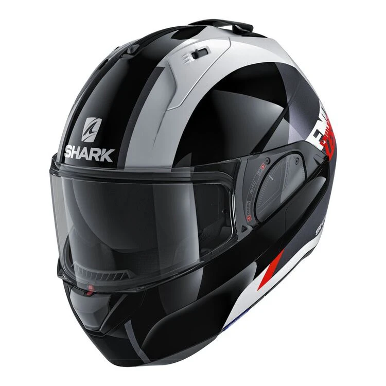 Shark Evo-One 2 Endless Helmet, Black/White/Red 3 Shark Evo-One 2 Endless Helmet, Black/White/Red