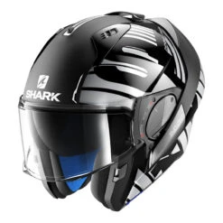 Shark Evo-One 2 Lithion Dual Helmet, Black/Chrome Purple -Scootik Bike Shop shark evo one 2 lithion dual helmet chrome image4