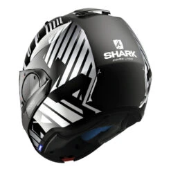 Shark Evo-One 2 Lithion Dual Helmet, Black/Chrome Purple -Scootik Bike Shop shark evo one 2 lithion dual helmet chrome image5
