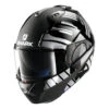 Shark EVO-One 2 Lithion Dual Helmet, Black/Chrome/Dark Grey 1 Shark EVO-One 2 Lithion Dual Helmet, Black/Chrome/Dark Grey -Scootik Bike Shop shark evo one 2 lithion dual helmet dark grey