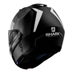 Shark Evo-One 2 Slasher Helmet, Matte Black/Grey/White -Scootik Bike Shop shark evo one2 slasher helmet black grey white image3