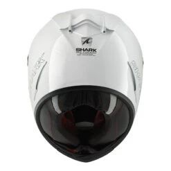 Shark Race-R Pro Blank Helmet White -Scootik Bike Shop shark race r pro blank helmet white image3