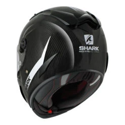 Shark Race-R PRO Carbon Skin Helmet, Black -Scootik Bike Shop shark race r pro carbon skin helmet black image4