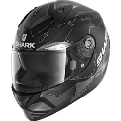 Shark Ridill 1.2 Mecca Matte Helmet, Black/Anthracite/Silver