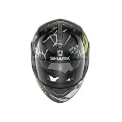 Shark Ridill Drift-R Helmet, Black/Green/Blue 7 Shark Ridill Drift-R Helmet, Black/Green/Blue -Scootik Bike Shop shark ridill drift r helmet black green blue image3