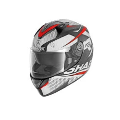 Shark Ridill Tratom Helmet, Matte Black/White/Red