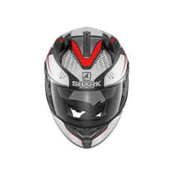 Shark Ridill Tratom Helmet, Matte Black/White/Red -Scootik Bike Shop shark ridill tratom helmet black white red image3
