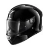 Shark Skwal 2 Blank Black Helmet, White LEDs