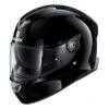 Shark Skwal 2 Blank Helmet Matte Black White LED -Scootik Bike Shop shark skwal 2 blank helmet matte white led