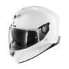 Shark Skwal 2 Blank White Helmet, White LEDs -Scootik Bike Shop shark skwal 2 blank white helmet white leds