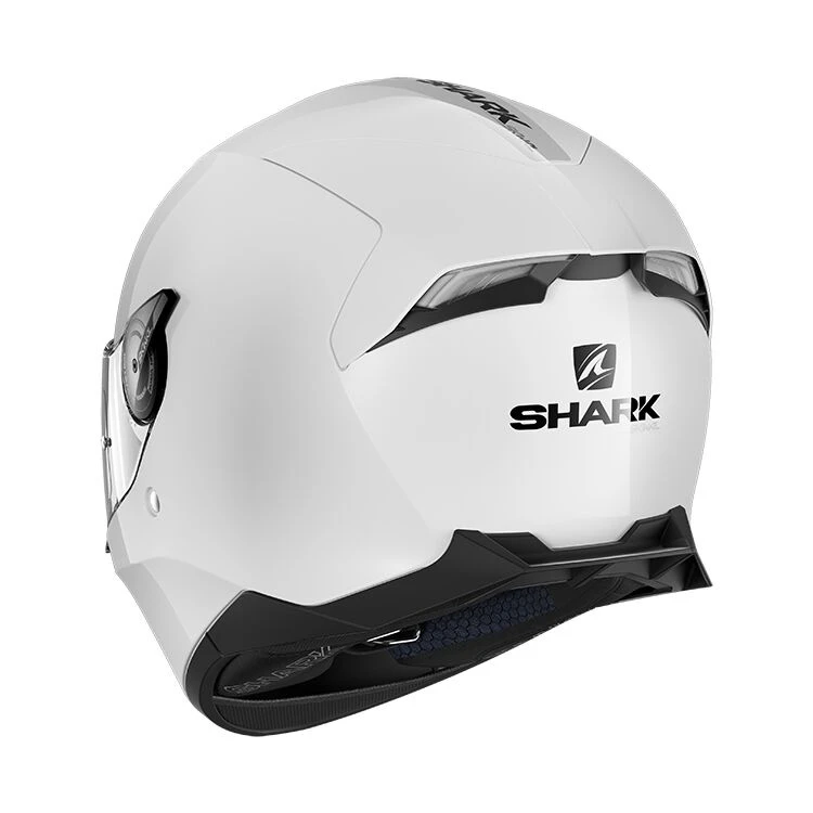 Shark Skwal 2 Blank White Helmet, White LEDs 4 Shark Skwal 2 Blank White Helmet, White LEDs - Image 2