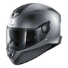 Shark Skwal 2 Matte Dark Grey Helmet, White LEDs -Scootik Bike Shop shark skwal 2 matte dark grey white leds