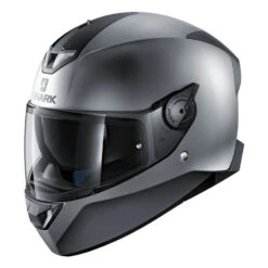 Shark Skwal 2 Matte Dark Grey Helmet, White LEDs