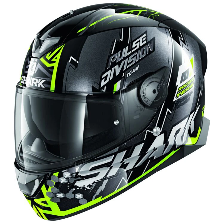 Shark Skwal 2 Noxxys Helmet, Black/Yellow/Silver 3 Shark Skwal 2 Noxxys Helmet, Black/Yellow/Silver