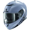 Shark Spartan 1.2 Blank Helmet, Grey/Glossy -Scootik Bike Shop shark spartan 1 2 blank helmet grey glossy