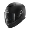 Shark Spartan 1.2 Blank Helmet Matte Black -Scootik Bike Shop shark spartan 1 2 blank helmet matte black