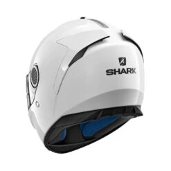 Shark Spartan 1.2 Blank Helmet White -Scootik Bike Shop shark spartan 1 2 blank helmet white image3