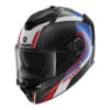 Shark Spartan GT Carbon Tracker Helmet, Carbon/Blue/Red, Size:LG