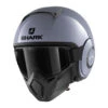 Shark Street Drak Blank Helmet, Silver/Glossy