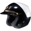 Shoei RJ Plantinum-R LE Hi-Rise Helmet, Black/White 2 Shoei RJ Plantinum-R LE Hi-Rise Helmet, Black/White -Scootik Bike Shop shoei rj plantinum r le helmet hirise black image1