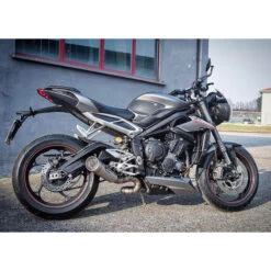 Spark GTR0501T Grid-O Slip-on Exhaust With Link Pipe Triumph Street Triple 765 RS (2017-) -Scootik Bike Shop spark gtr0501t grid o titanium slip on exhaust image7