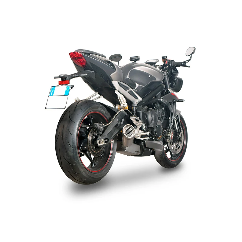 Spark GTR0502TOM Grid-O Slip-on Exhaust, Euro4 Box For Triumph Street Triple 765 RS (2017-) 8 Spark GTR0502TOM Grid-O Slip-on Exhaust, Euro4 Box For Triumph Street Triple 765 RS (2017-) - Image 6