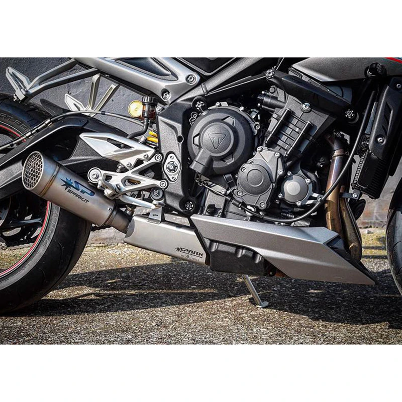 Spark GTR0502TOM Grid-O Slip-on Exhaust, Euro4 Box For Triumph Street Triple 765 RS (2017-) 10 Spark GTR0502TOM Grid-O Slip-on Exhaust, Euro4 Box For Triumph Street Triple 765 RS (2017-) - Image 8