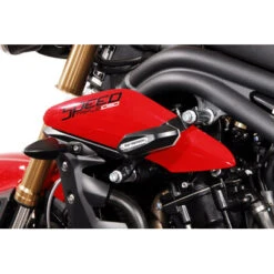 Sw-Motech Frame Slider Kit - Speed Triple 1050 '11-up -Scootik Bike Shop sw motech frame sliders speed triple 1050 02