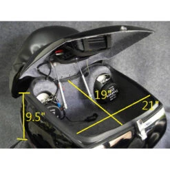 TKY Audio Tour Pack For Metric With Amplifier And 6" X 9" Waterproof Speakers -Scootik Bike Shop tky audio tour pack amplifier waterproof speakers image16