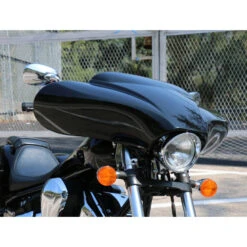 TKY Batwing Fairing For Honda Fury And Chopper Bikes With 6.5" Waterproof Speakers -Scootik Bike Shop tky choppa fairing with 6 5 waterproof speakers image3