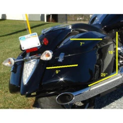 TKY Classic Hard Saddlebags For Yamaha Roadliner/Stratoliner 25 TKY Classic Hard Saddlebags For Yamaha Roadliner/Stratoliner -Scootik Bike Shop tky classic hard saddlebags roadliner stratoliner dimension